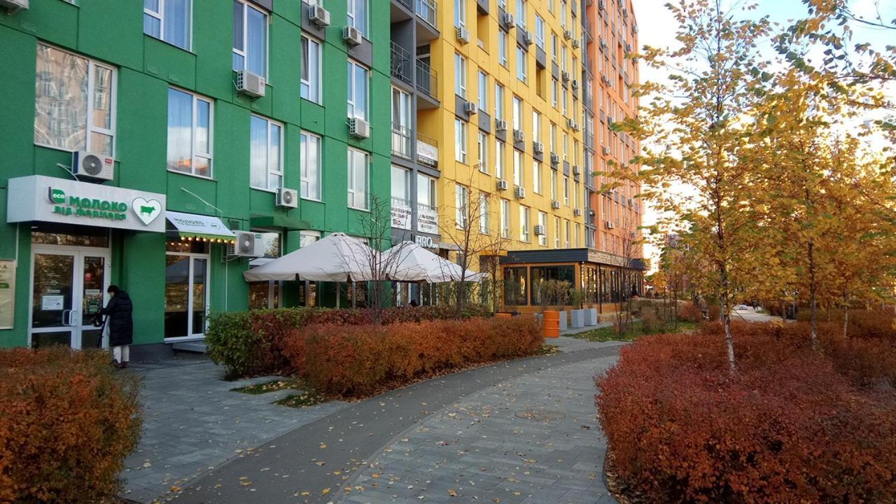 Positive Smile Studio Apartment In The Colorful Comfort Town Residental Complex. Kt-06. Kiev Ngoại thất bức ảnh